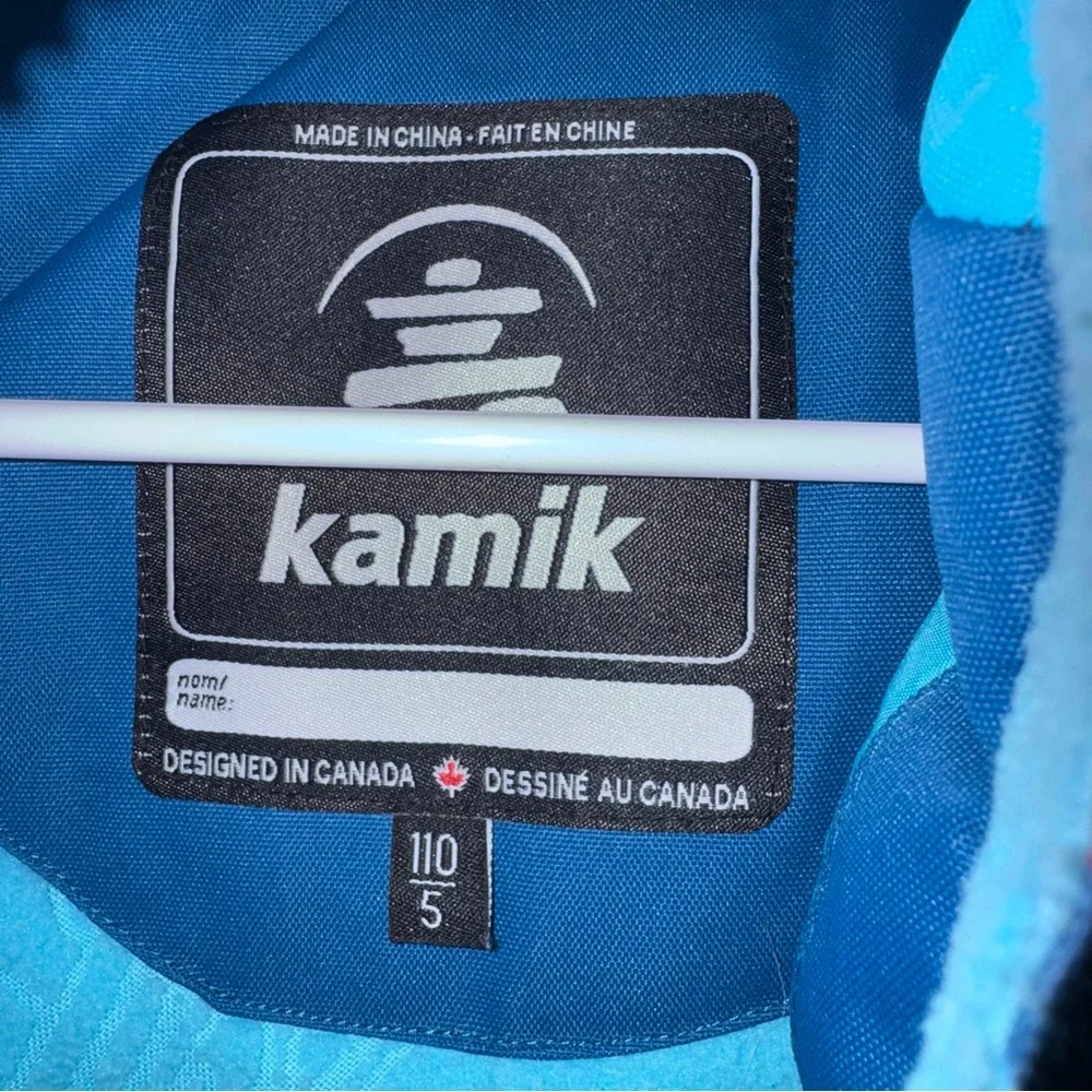 Kamik Girls Evie insulated snow jacket Blue Size 110/5‎